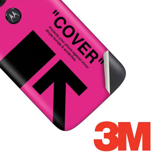 Black and Pink Arrows Moto E5 Play Skin