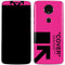 Black and Pink Arrows Moto E5 Plus Skin