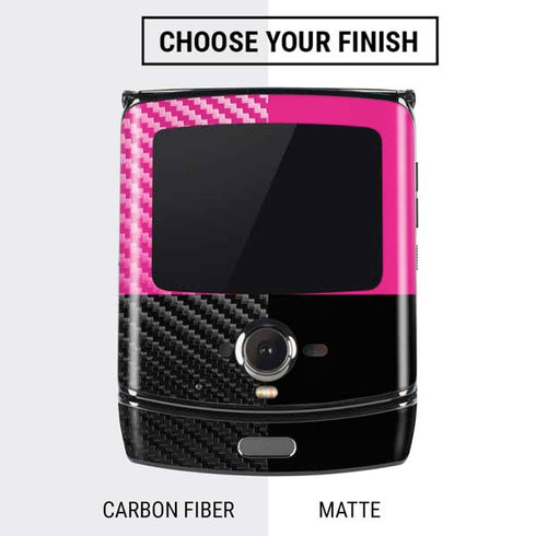 Black and Pink Arrows Motorola RAZR Skin