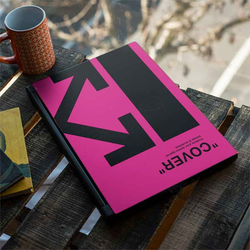 Black and Pink Arrows MSI GS65 Stealth Laptop Skin