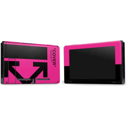Black and Pink Arrows Nintendo Switch Bundle Skin
