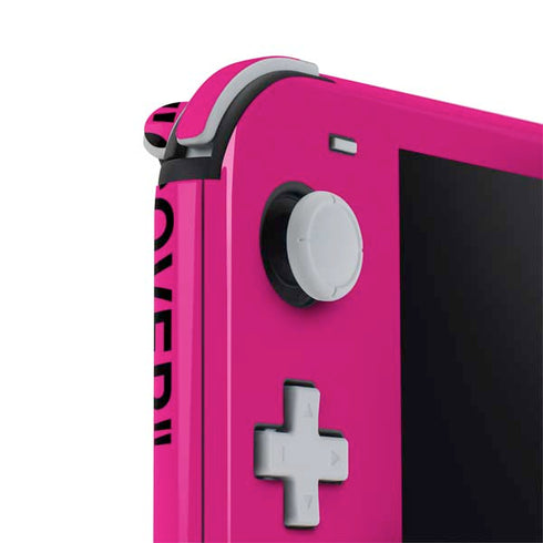 Black and Pink Arrows Nintendo Switch Lite Skin