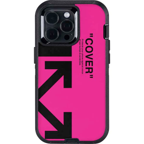 Black and Pink Arrows Otterbox Defender iPhone Skin