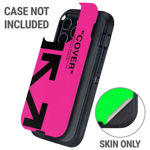 Black and Pink Arrows Otterbox Defender iPhone Skin