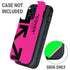 Black and Pink Arrows Otterbox Defender iPhone Skin