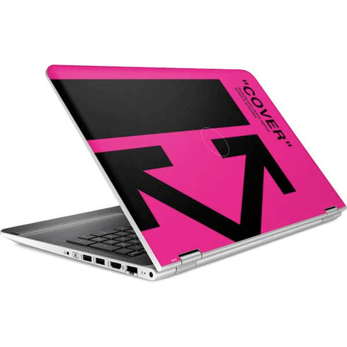 Black and Pink Arrows HP Pavilion Skin