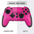 Black and Pink Arrows PlayStation Scuf Vantage 2 Controller Skin