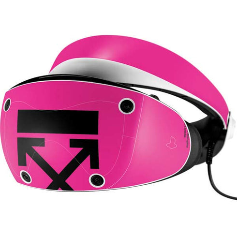 Black and Pink Arrows PlayStation VR2 Skin