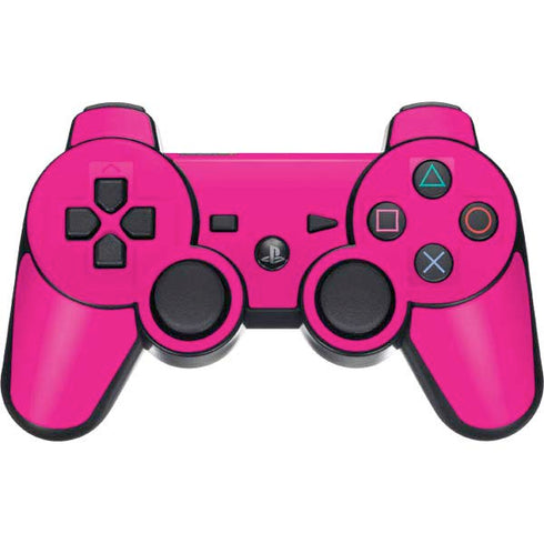 Black and Pink Arrows PS3 Dual Shock wireless controller Skin