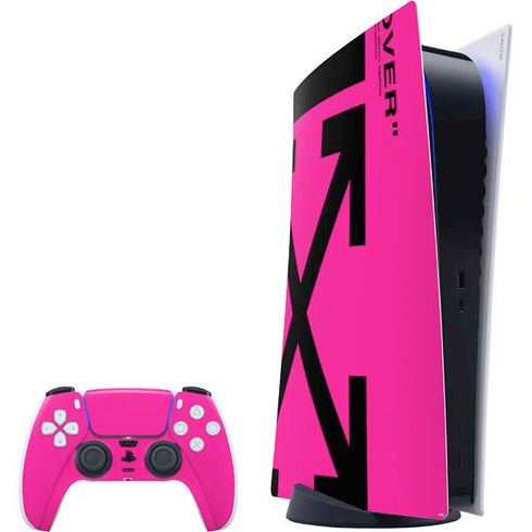 Black and Pink Arrows PS5 Digital Edition Bundle Skin