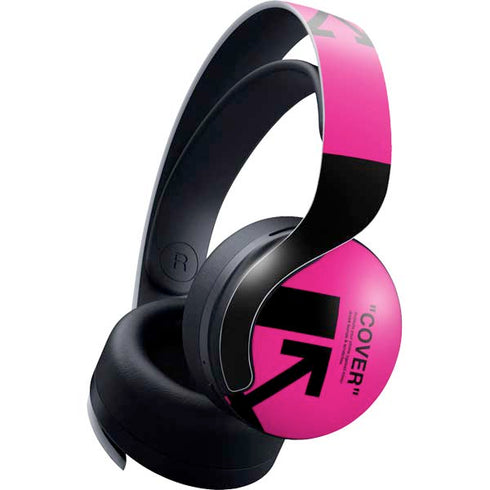 Black and Pink Arrows PULSE 3D Wireless Headset for PS5 Skin