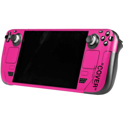 Black and Pink Arrows Steam Deck Handheld Gaming Computer Skin