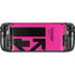 Black and Pink Arrows Steam Deck Handheld Gaming Computer Skin