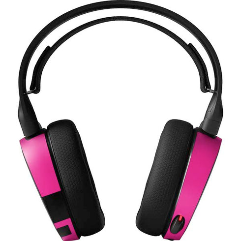 Black and Pink Arrows SteelSeries Arctis 5 Skin