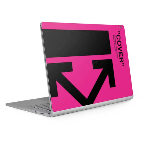 Black and Pink Arrows Surface Book 2 13.5in Skin