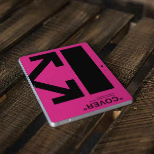 Black and Pink Arrows Surface Go Skin