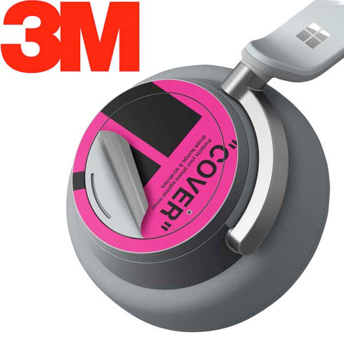 Black and Pink Arrows Surface Headphones Skin