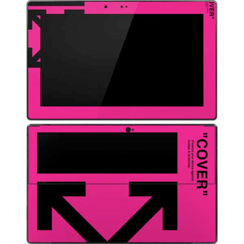 Black and Pink Arrows Surface Pro Tablet Skin