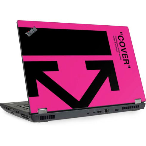 Black and Pink Arrows Lenovo ThinkPad Skin