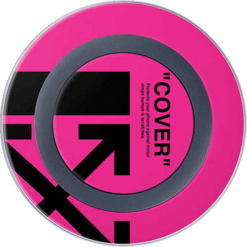 Black and Pink Arrows Wireless Charger Skin
