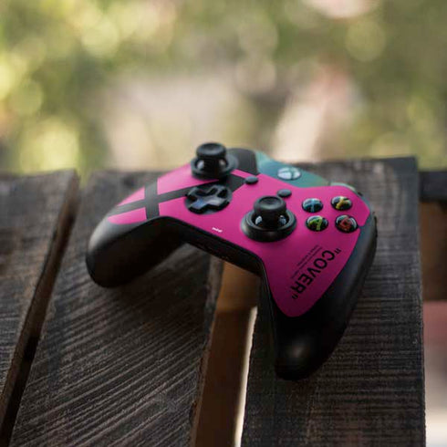 Black and Pink Arrows Xbox One Controller Skin