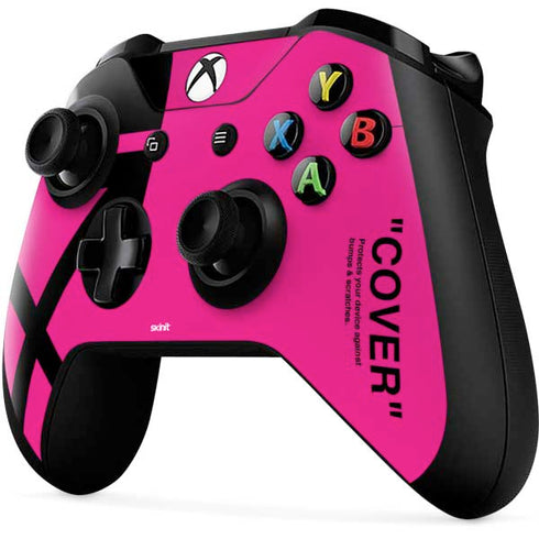 Black and Pink Arrows Xbox One X Controller Skin
