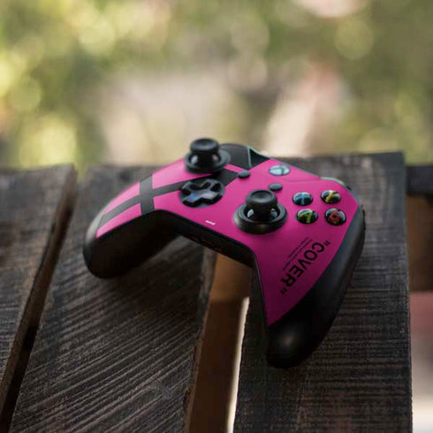 Black and Pink Arrows Xbox One X Controller Skin