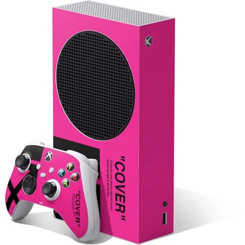 Black and Pink Arrows Xbox Series S Bundle Skin