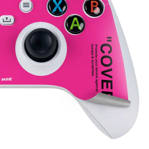 Black and Pink Arrows Xbox Series S Controller Skin