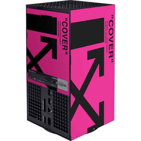 Black and Pink Arrows Xbox Series X Bundle Skin