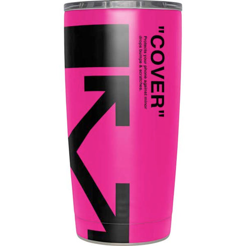 Black and Pink Arrows Yeti 20oz Tumbler Skin