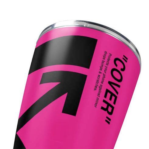 Black and Pink Arrows Yeti 20oz Tumbler Skin