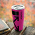 Black and Pink Arrows Yeti 20oz Tumbler Skin