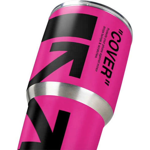 Black and Pink Arrows Yeti 30oz Rambler Tumbler Skin