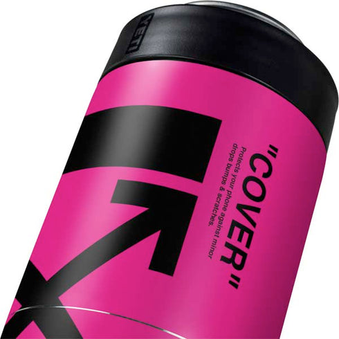 Black and Pink Arrows Yeti Colster Can Insulator Skin