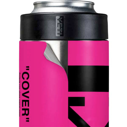 Black and Pink Arrows Yeti Colster Can Insulator Skin