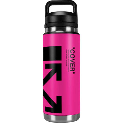 Black and Pink Arrows YETI Rambler 26oz Bottle Skin