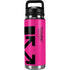 Black and Pink Arrows YETI Rambler 26oz Bottle Skin