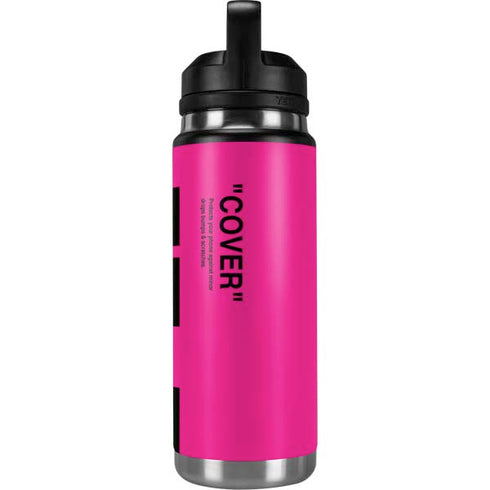 Black and Pink Arrows YETI Rambler 26oz Bottle Skin