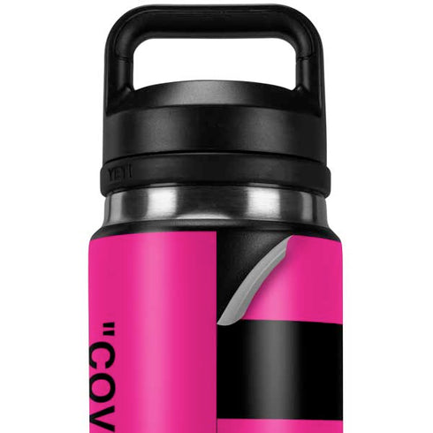 Black and Pink Arrows YETI Rambler 26oz Bottle Skin