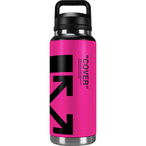 Black and Pink Arrows YETI Rambler 36oz Bottle Skin