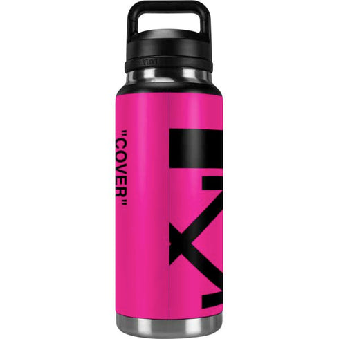Black and Pink Arrows YETI Rambler 36oz Bottle Skin