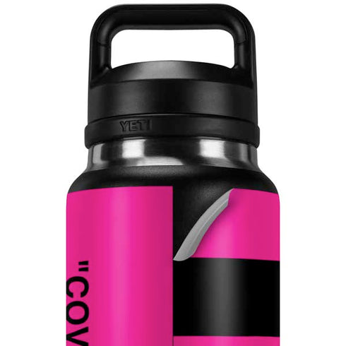 Black and Pink Arrows YETI Rambler 36oz Bottle Skin