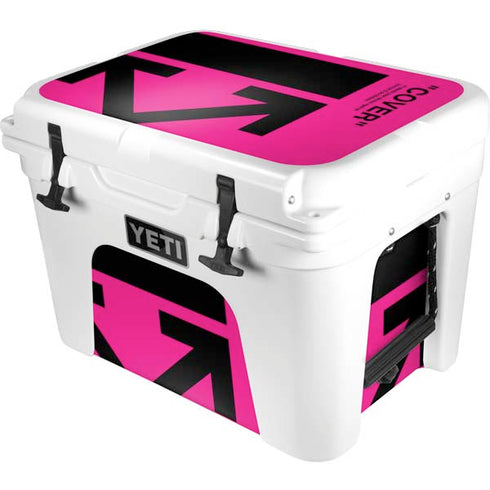 Black and Pink Arrows YETI Tundra 35 Hard Cooler Skin