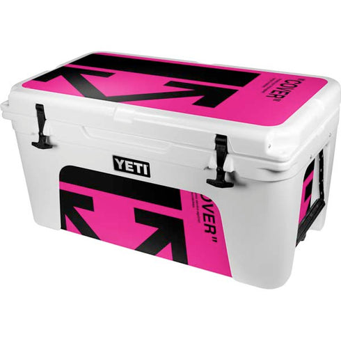 Black and Pink Arrows YETI Tundra 65 Hard Cooler Skin