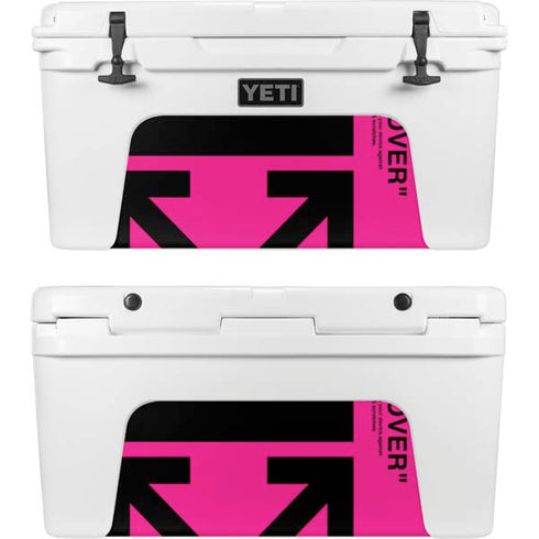 Black and Pink Arrows YETI Tundra 75 Hard Cooler Skin