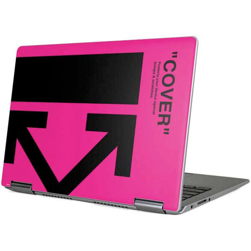 Black and Pink Arrows Yoga 710 14in Skin