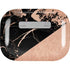 Black and Rose Gold Marble Split Apple AirPods Pro Skin