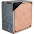 Black and Rose Gold Marble Split Cooler Master MasterBox Q300L Mini Tower Skin