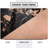 Black and Rose Gold Marble Split Dell Vostro Skin